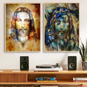 Jesus Portrait <span class=keywords><strong>Christliche</strong></span> Religion Wand kunst Bilder und <span class=keywords><strong>Poster</strong></span> Druck auf Leinwand Ölgemälde für Wohnkultur Cuadros Room - Product Image 3