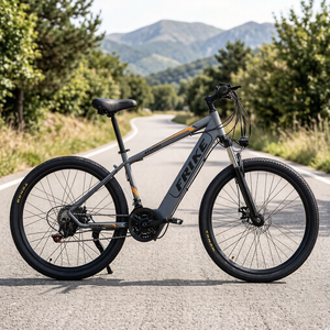 Bicicleta Eléctrica Todoterreno de Montaña de 26 Pulgadas con Frenos de Disco Dobles, Batería de Litio Oculta de 36V, Motor sin Escobillas de 21 Velocidades - Product Image 4