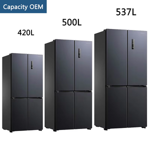 Refrigerador de Acero Inoxidable de Alta Calidad con Congelador Inferior de Cuatro Puertas y 500L <span class=keywords><strong>Neveras</strong></span> con Características de Alta Gama - Product Image 6