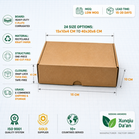 Boîtes d'expédition pliables en carton ondulé extra résistantes, impression personnalisée, emballage écologique recyclable pour la vente en gros de vêtements e-commerce