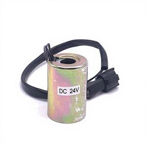 Bobine d'électrovanne Senwitt DC 24V pour excavatrice, verrouillage de sécurité pilote, translation et rotation - Product Image 1