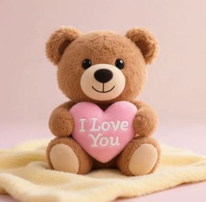 Oso de Peluche Súper Suave con Corazón para Regalos de Cumpleaños y San Valentín, Relleno de Algodón PP, Venta al Por Mayor - Product Image 1