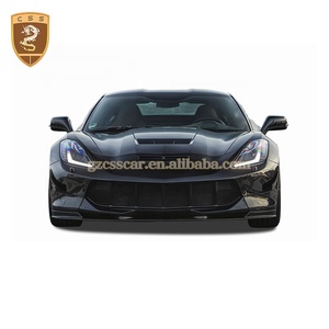 Kit de carrosserie en fibre de verre Style PD pour <span class=keywords><strong>Chevrolet</strong></span> <span class=keywords><strong>Corvette</strong></span> Stingray 2014-2018 C7 Fender Flare Wide Boykit - Product Image 3