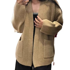 JAC22 A2300 <span class=keywords><strong>Cardigan</strong></span> en tricot élégant et tendance pour femme, ample, doux, haut de gamme, polyvalent, long, anti-boulochage - Product Image 5