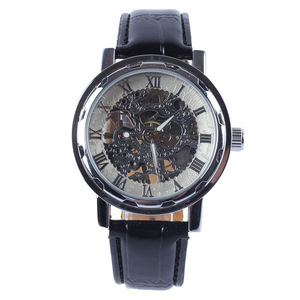Reloj Mecánico Automático de Lujo para Hombre, Totalmente en Acero Inoxidable, Correa de Cuero, Esfera de 40 mm, Ancho de Correa de 20 mm - Product Image 2