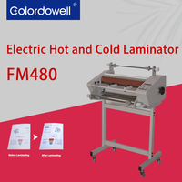 Machine à plastifier à chaud double face WD FM480 avec réglage de la température, 440 mm
