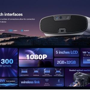 โปรเจคเตอร์ Toumei Q7 1080P โฮมเธียเตอร์ LCD โปรเจคเตอร์ 1300 ลูเมน โฟกัสอัตโนมัติ ปรับคีย์สโตนอัตโนมัติ - Product Image 6