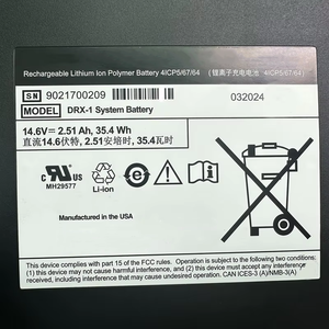 Batterie système DRX-1 8G5132 pour Kodak <span class=keywords><strong>DR</strong></span> pour Carestream DRX Revolution, imageur HPX-DR3543 450 465 441400052 1001163 993169 - Product Image 2