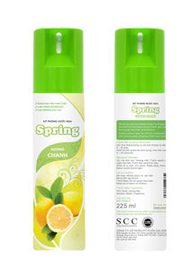 En Existencia/OEM Ambientador Ecológico para el Hogar de Gran Volumen de Mercado, Aroma SPRING-Lemon (225ml) en Aerosol con 60 Meses de Duración - Product Image 2