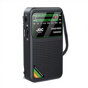Radio AM/FM Portátil de Plástico con Pantalla LCD, Altavoz Integrado, Carga Tipo-C, Batería Recargable de 500 mAh, para Uso en Exteriores y en el Hogar - Product Image 1