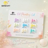 Palette de 9 couleurs/boîte de gel UV ombré lisse Pat Pat avec logo personnalisé, couvrance totale, pour dégradé et nail art, pour salons