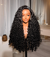Perruque en dentelle HD 13x6 Beauty Burmese Curl, cheveux humains, sans colle, ondulée naturelle, densité 300%, pré-épilée, cheveux humains brésiliens