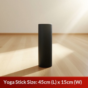 Rodillo de <span class=keywords><strong>Yoga</strong></span> EPP para <span class=keywords><strong>Relajación</strong></span> y Adelgazamiento de Piernas, Espuma para Ejercicios, Masaje Muscular, Negro, Suave, Sólido, para <span class=keywords><strong>Principiantes</strong></span> - Product Image 6