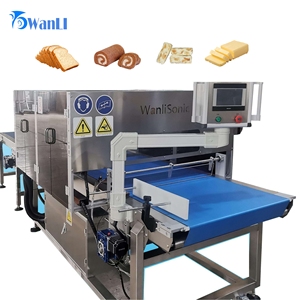 เครื่องตัดเค้กและขนมปังไฟฟ้าอัลตราโซนิกปรับระดับได้ Wanlisonic ใบมีดเยอรมัน ผลิตภาพสูง สำหรับอุตสาหกรรมอาหาร - Product Image 1