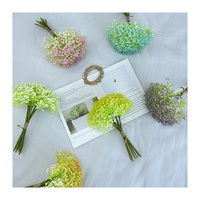 Harga Grosir Bunga Babysbreath Putih Dekoratif Buatan dari Sutra untuk Dekorasi Pernikahan Buatan