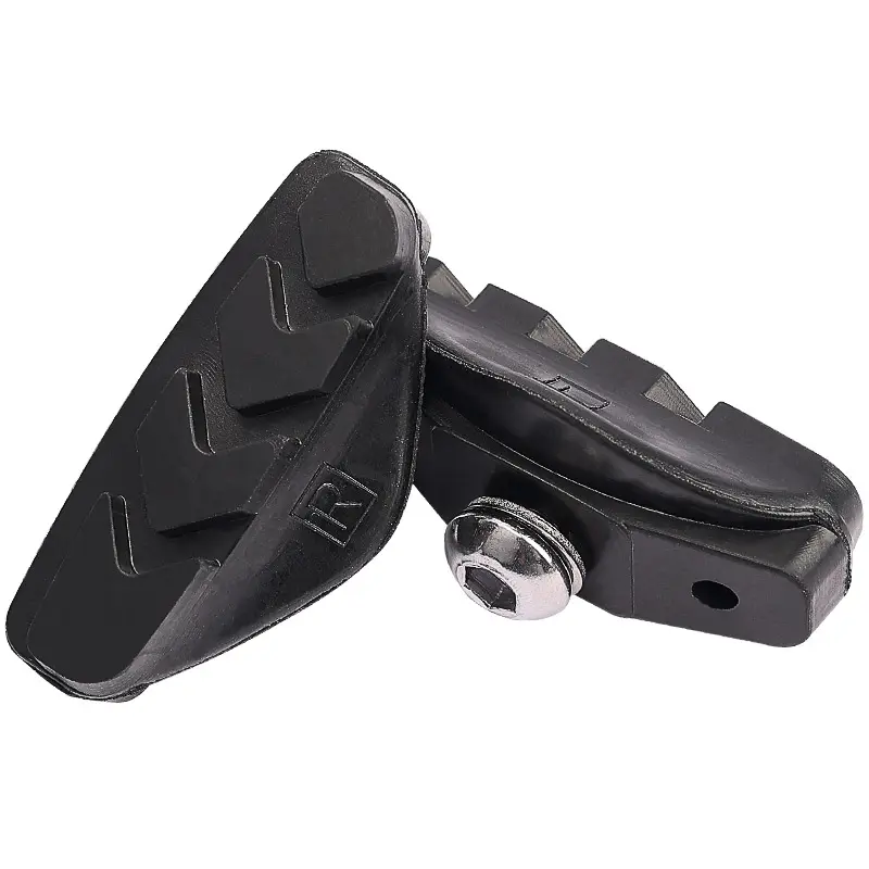 Lebycle pastilha de freio para bicicleta, pastilhas de freio a c, sapatos de borracha duráveis para ciclismo de estrada, 50mm paquímetro