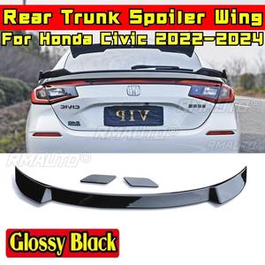 Pour Honda Civic Hatchback 2022 2023 2024 11ème Génération Aileron Arrière Kit Carrosserie Plastique ABS Spoiler de Coffre Arrière Accessoires Auto - Product Image 1