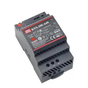 MEANWELL SELV CE KNX din rail 20W KNX電源 (knxタッチスクリーン用) KNX-20E-640