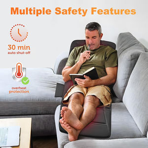 Coussin de <span class=keywords><strong>massage</strong></span> vibrant pour le dos et le corps entier, pour lit et matelas, avec arrêt automatique - Product Image 5