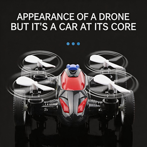 Juguete de Vehículo de Control Remoto con Tracción en las Cuatro Ruedas para Niños, Juguete de Dron para Niños - Product Image 1