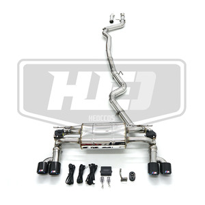 Sistema de Escape Deportivo M4 para <span class=keywords><strong>BMW</strong></span> F32 F33 <span class=keywords><strong>F36</strong></span> 420I 425I 428I <span class=keywords><strong>430I</strong></span> 2.0T N20 Catback con Válvula Electrónica - Product Image 1
