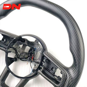 <span class=keywords><strong>Volant</strong></span> en fibre de carbone forgée et cuir pour Jeep Gladiator Wrangler JK 2019-2024 avec intérieur sport amélioré - Product Image 6
