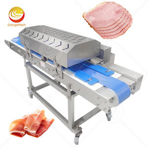 ORME Automatique Máquina cortadora de carne de pechuga de pollo fresca cruda Máquina cortadora de rebanadas de carne de res paralela - Product Image 1