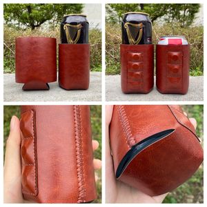 Enfriador de Latas de Cuero en Blanco al por Mayor con Imán, Funda de Cuero para Latas, Troquelado, Soporte para Latas de Cerveza de 330 ml, Funda de Cuero Sintético PU, Australia - Product Image 4