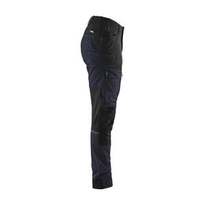 BLAKLADER - 716618458699C42 Pantalones de servicio para mujer con elástico Dark Navy/Black-PANTALÓN DE TRABAJO EAN 7330509799871 - Product Image 4