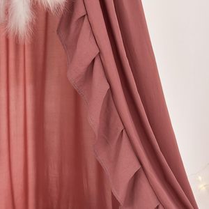 Zanzariera Premium in Tessuto Morbido e Delicato sulla Pelle, Rossa, per Decorazione Camera da Ragazza, Stile Castello da Principessa, per un Sonno da Sogno - Product Image 5