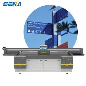 SENA-2513 Large format digital printer inkjet UV flat metal wood stone badge Glass PVC carton mechanical parts meter diagram