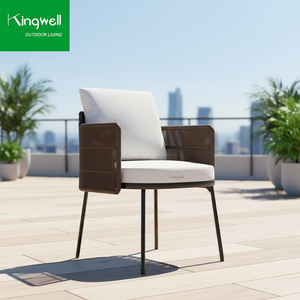 Precio de Mayoreo Muebles para Exteriores Silla de Jardín Portátil de Aluminio <span class=keywords><strong>Sillas</strong></span> de Comedor para Bistro Hotel Apartamento Resort - Product Image 1