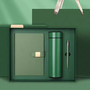 منتجات جديدة 2026: مجموعات هدايا بحد أدنى منخفض للطلب تشمل دفتر ملاحظات وقلم وكوب فراغي، مجموعة هدايا ترويجية فاخرة للشركات مع شعار مخصص - Product Image 3