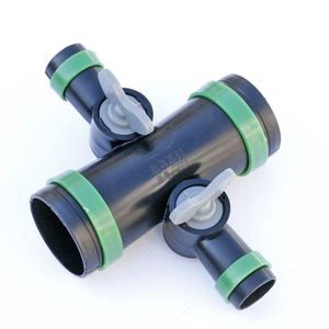 Water Hose Pull Ring Four-way Valve Drip Irrigation Micro Water Spray Belt Joint Pipe Fittings,drip Irrigation <strong>System</strong> - Product Image 1