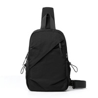 Sac à dos Eastshine Fashion rembourré à l'avant, imperméable et antichoc, multifonctionnel, portable, sac banane décontracté pour usage extérieur