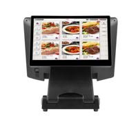 15 дюймов Windows 10 Pos система питания все в одном настольный сенсорный экран кассовый аппарат Pos система терминал для ресторана