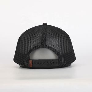 Gorra de camionero de algodón de 5 paneles con logotipo bordado sombrero de malla personalizado OEM al por mayor gorras clásicas para hombre deportes al aire libre de alta calidad - Product Image 5