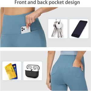 Leggings de Yoga para Mujer FOXA, Cintura Alta, Control de Abdomen, con Bolsillos, Pantalones Deportivos - Product Image 5
