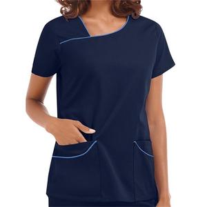 Usine ODM Taille du client Ensembles Jogger à manches courtes Scrubs médicaux Uniforme d'hôpital en gros - Product Image 3