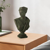 Statue de buste féminin classique en résine WeiVista avec finition en bronze pour la décoration artistique de la maison ou le fournisseur d'affichage de galeries