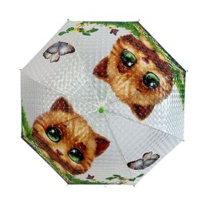 Parapluie droit personnalisé à impression numérique animale, léger, ouverture manuelle, fibre de verre, pour affaires et voyages - Product Image 3