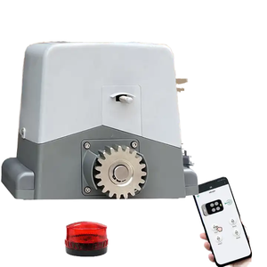 Ouvre-porte coulissant automatique moderne avec moteur AC, alarme lumineuse, Chisung CSPY-S12, en alliage d'aluminium, pour villas, garages, entrepôts, hôtels - Product Image 2