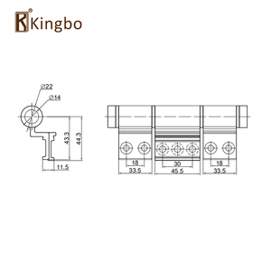 Высокая производительность прочный корпус из нержавеющей стали 3-листья петли для <span class=keywords><strong>Bi-fold</strong></span> дверь гарантия качества боковые петли складной со стеклянными дверцами - Product Image 6