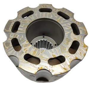 Pièces de moteur de translation GM35VL : Bloc-cylindres et plaque de soupape HANDOK pour excavatrice EC210 EC240 - Product Image 1