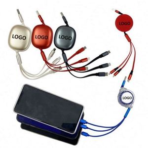 New Design Custom <b>Led</b> Logo 3 In1 Usb Cables Oem Manufacturer Low Moq Fast Charging Data Cable - Product Image 1