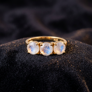 Rose Quartz Princess Cut <b>Gemstone</b> <b>Rings</b> in 925 Sterling Silver - Product Image 3