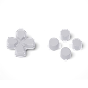 Botones de Acción D-pad Personalizados en Dos Tonos, Gris New Hope y Transparente, Repuesto sin Impresión de Letras para el Control de PS5 - Product Image 3
