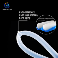 Tuyau en silicone transparent de qualité alimentaire sur mesure, vulcanisé au platine, inodore, flexible, résistant aux hautes températures (-40~+200°C), ISO9001