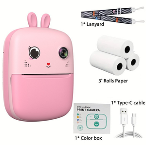 Crianças Brinquedos Câmeras Digitais Fotografia Gravação De Vídeo Mini Impressora Fotográfica Térmica Instantânea Câmera de Impressão para Crianças - Product Image 6