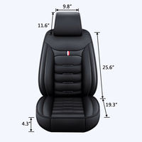Housses de siège auto en cuir, housses de sièges intérieurs universelles en cuir PU, protège-sièges auto, tapis de protection, accessoires